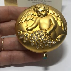 Vintage Estée Lauder December Angel Compact Lucidity Pressed Powder in box